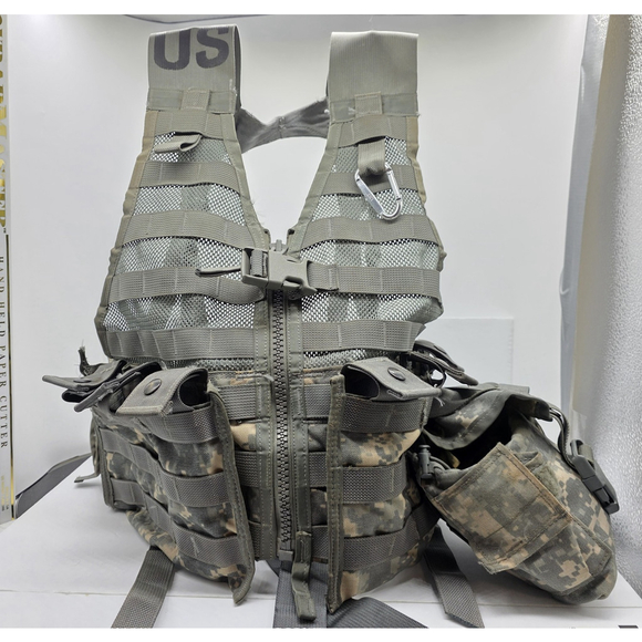 MOLLE Other - US Army MOLLE II Fighting Load Carrier FLC Vest UCP ACU Tactical Military